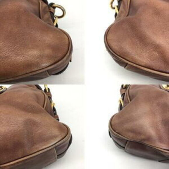 Prada Handbag Brown Leather - Picture 8 of 8